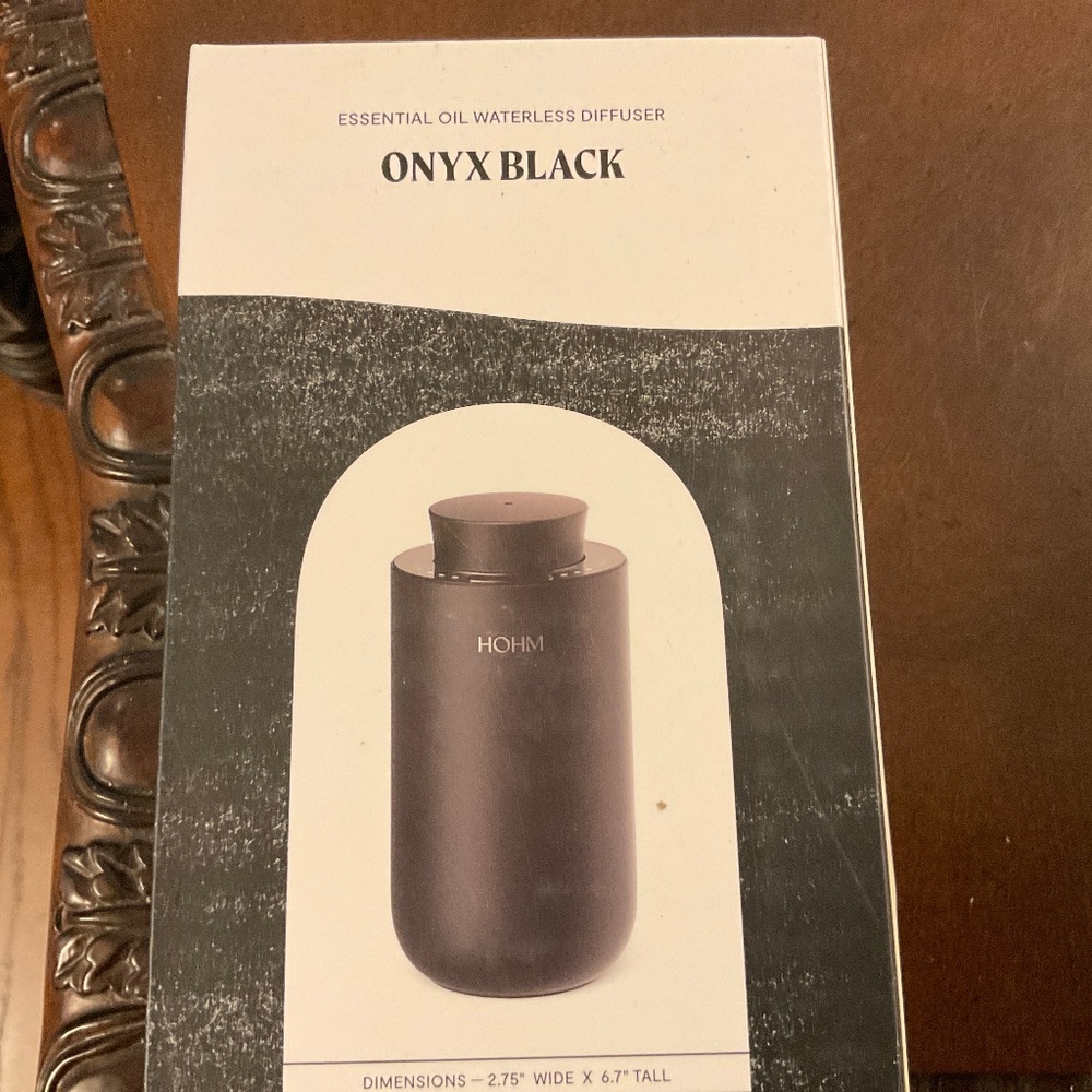Hohm vessel essential waterless diffuser onyx black